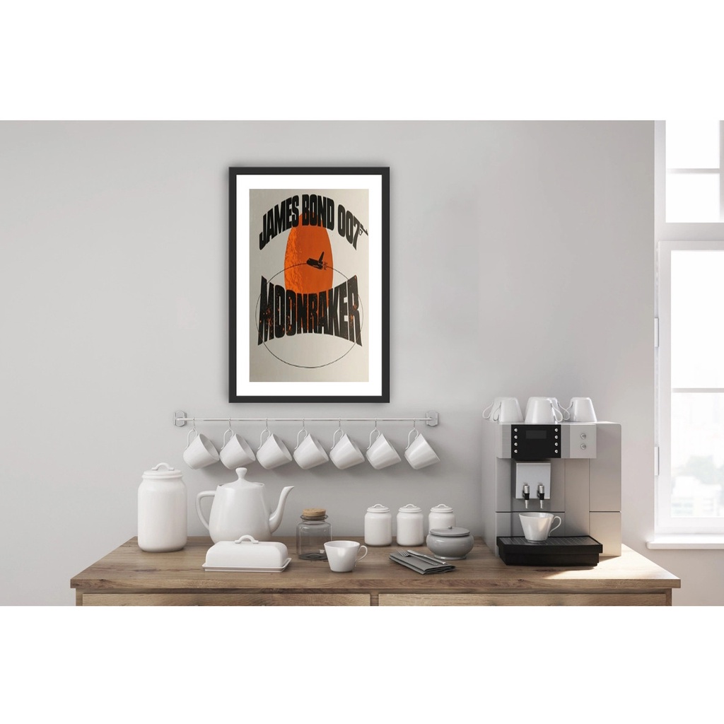 Poster Bingkai / Hiasan Dinding / Poster Film / James Bond - 963
