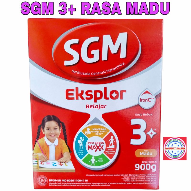 SGM EKSPLOR BELAJAR 3+ 900GRAM PER 1 BOX