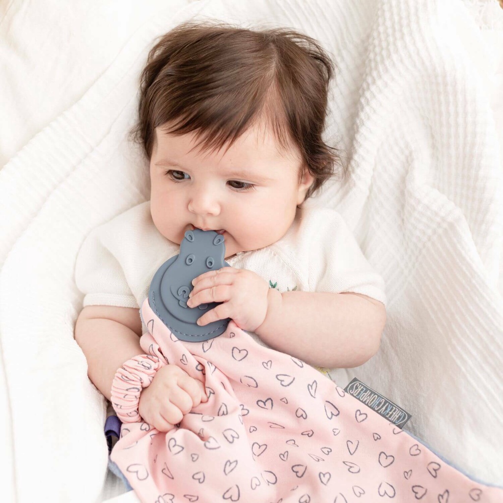 Cheeky Chompers Comfortchew - Cuddle Blankie Comforter Baby Chomper Anak Bayi Teether Teething Toy Selimut Baby