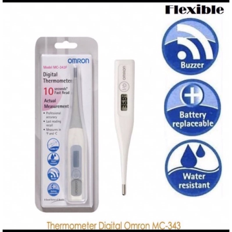 Thermometer Digital Omron MC 343 PEngukur Suhu Badan Original