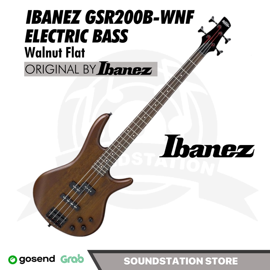 IBANEZ GSR200B ELECTRIC BASS ACTIVE - BASS ELEKTRIK AKTIF