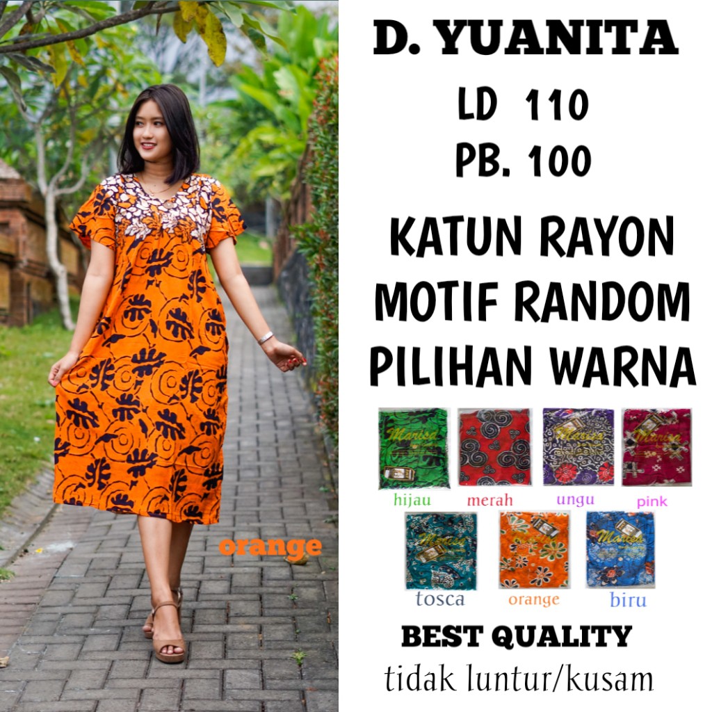  DASTER  YUANITA KATUN RAYON DASTER  BUSUI  DASTER  BATIK  