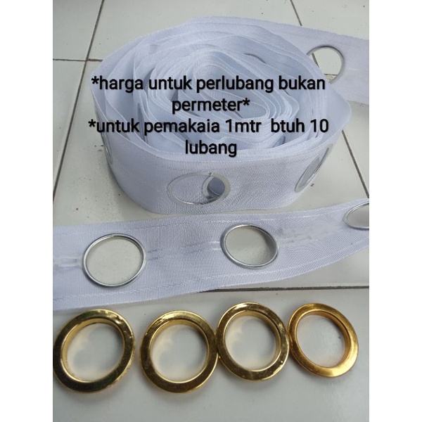 smokring gorden/smokring bolong/gorden minimalis full komplit pita+ring