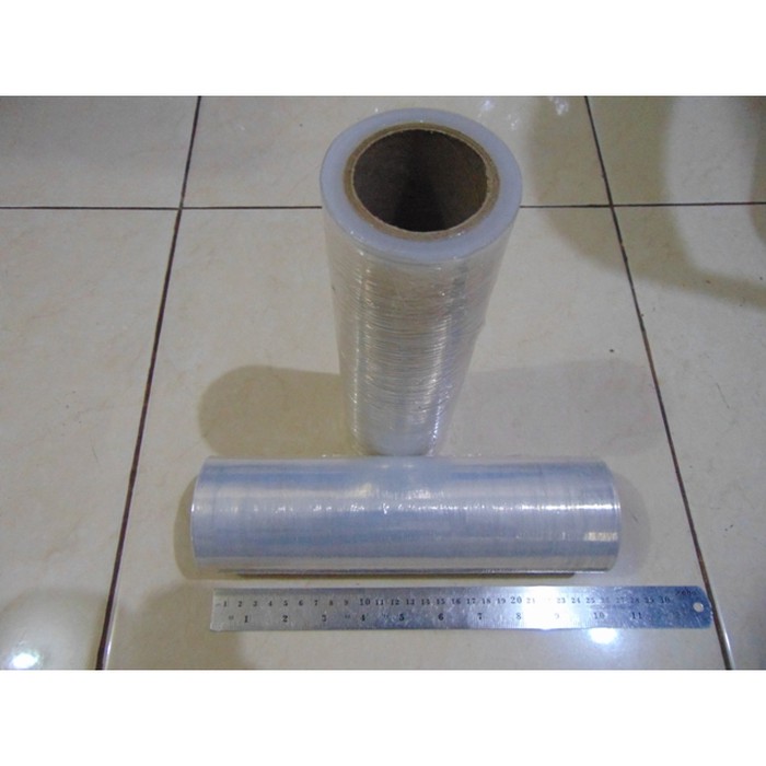 Stretch Film Plastik Wrapping 17mic 25cm X 150m