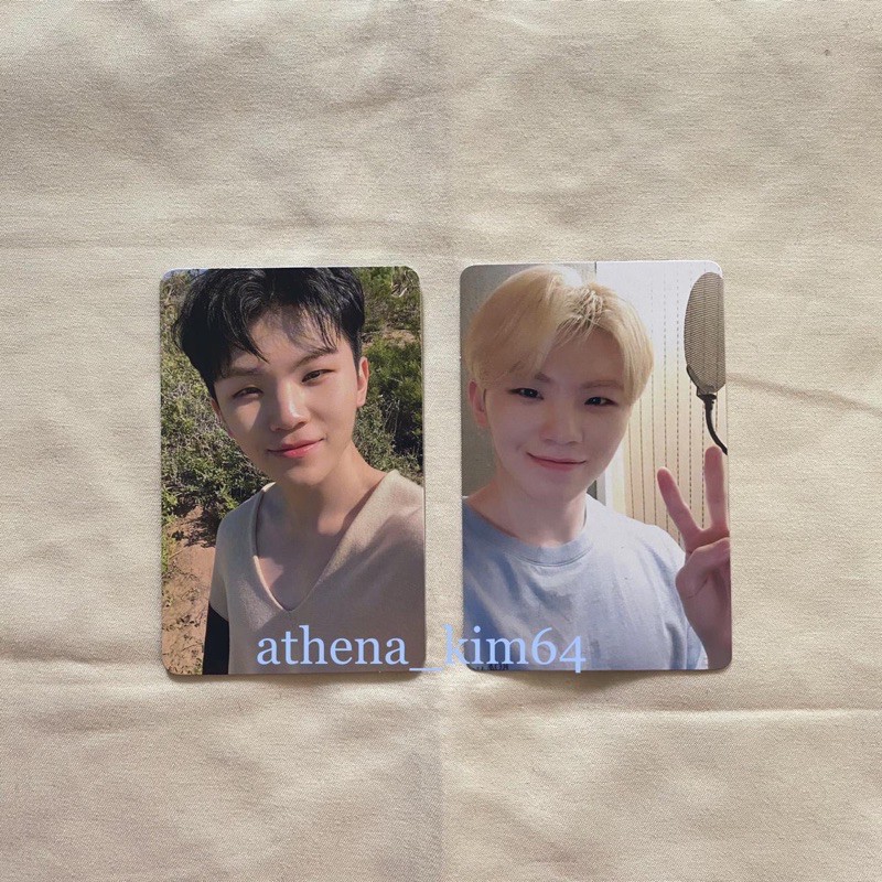 WOOZI SEVENTEEN PC PHOTOCARD HENGGARAE DUL SEMICOLON SET