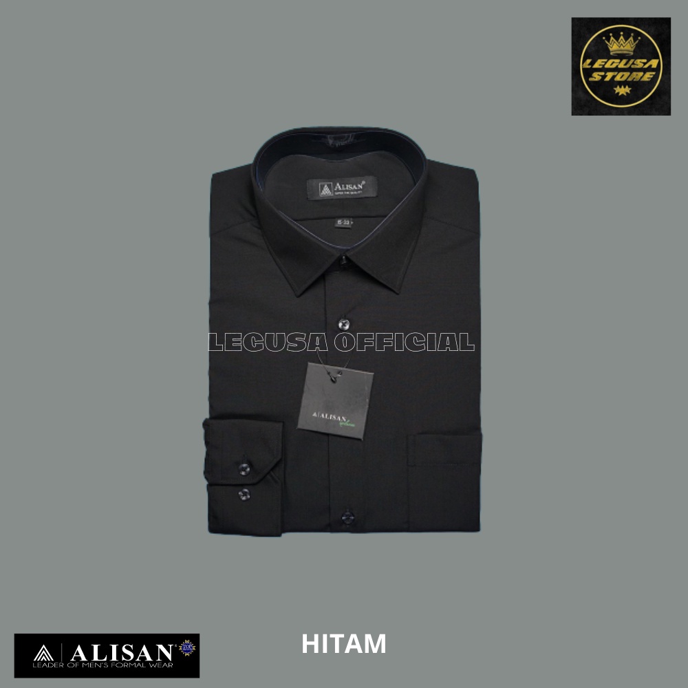 Alisan Lengan Panjang SLIMFIT Polos Kemeja Alisan Pria Formal Original Kemeja Alisan Lengan Panjang Kemeja Alisan Pria Kemeja Kerja