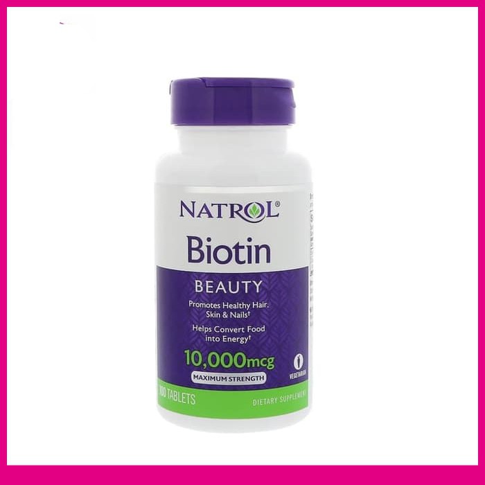 Beauty Hair Supplement NATROL BIOTIN SK743 Perawatan Rambut Vitamin Rambut Kesehatan Rambut