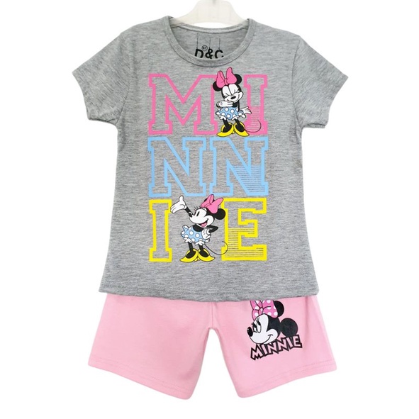 MKG - DC GROSIR SETELAN ANAK KARAKTER SZ 2-7 MINNIE TULISAN MISTY