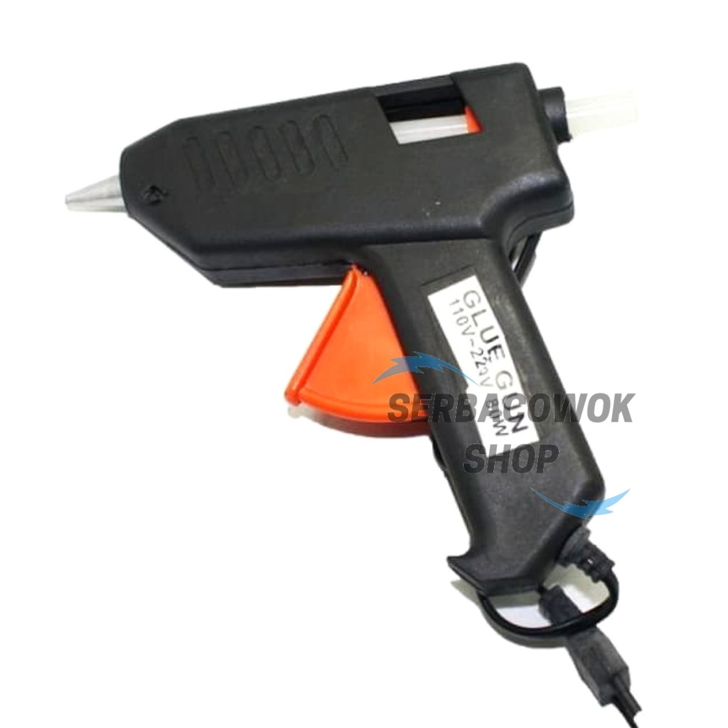 Tembakan Lem Glue Gun Tembakan Lilin Stik kecil Kerajinan tangan Stationery 15 watt Kenmaster