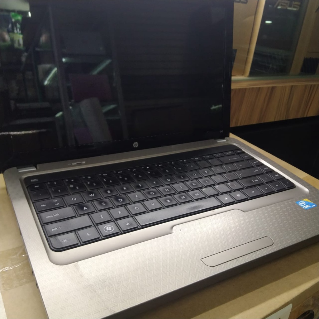 laptop Leptop Seken Second Bekas hp G42 SSD 128 ram 4 GB 4GB Intel core i5 14 inc mulus
