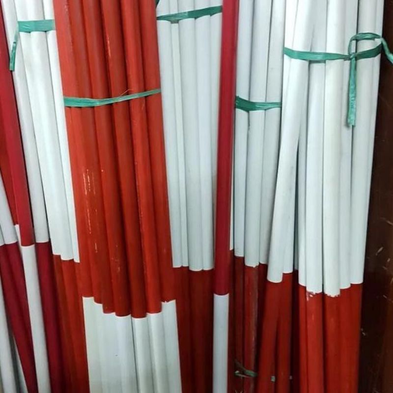 

Tongkat Pramuka Merah Putih Bambu