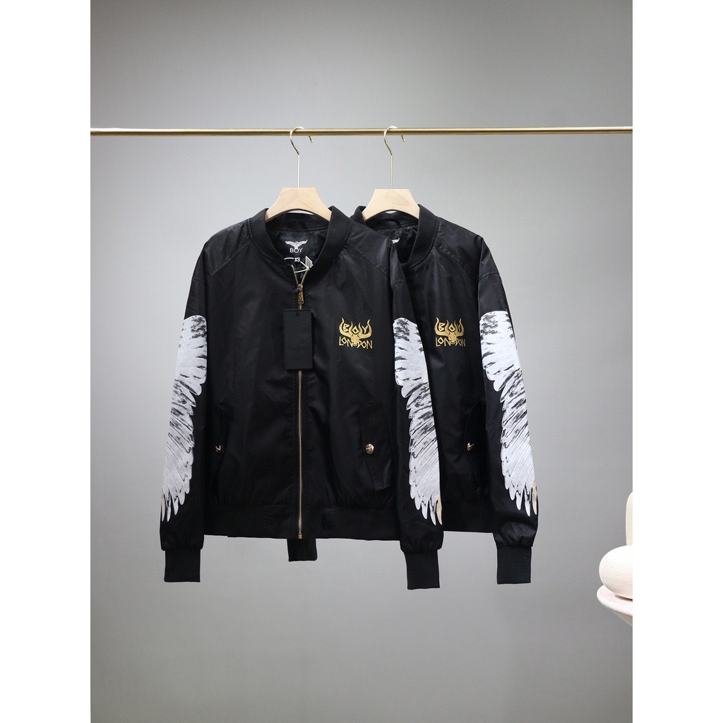 Penghitung jaket anak laki-laki dan perempuan BOY LONDON  Mirror 1:1 dua warna yang disinkronkan unt