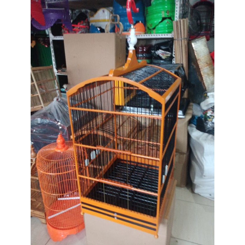 SANGKAR EBOD KOTAK KUNING TUA NO.1 UK 40X45