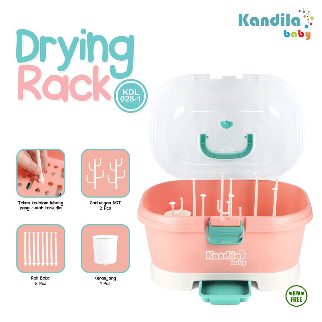 Rak Botol Susu Kandila Bottle Rack Large KDL028-1