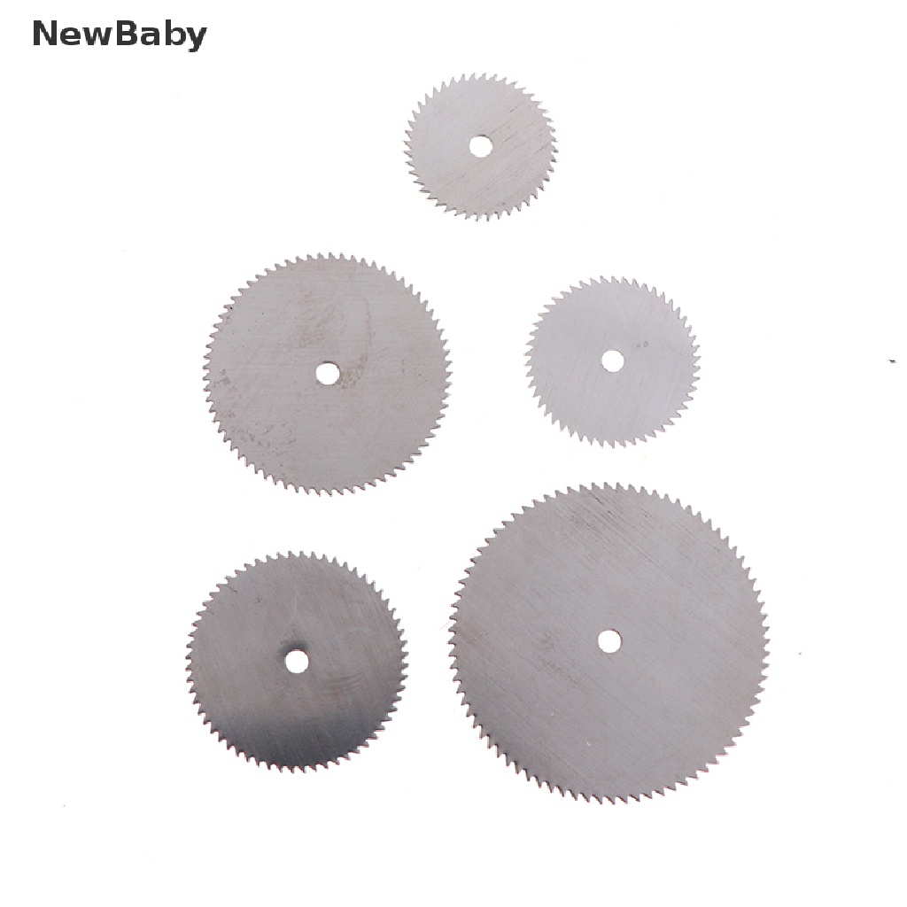 Newbaby 10Pcs / set Cakram Pemotong Stainless Steel Metal 16 18 22 25 32mm