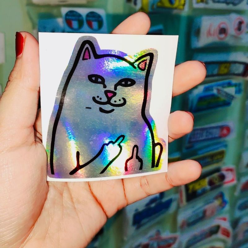 sticker printing ANIMASI KUCING