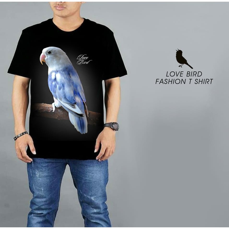 Baju Distro Pria Lovebird Violet