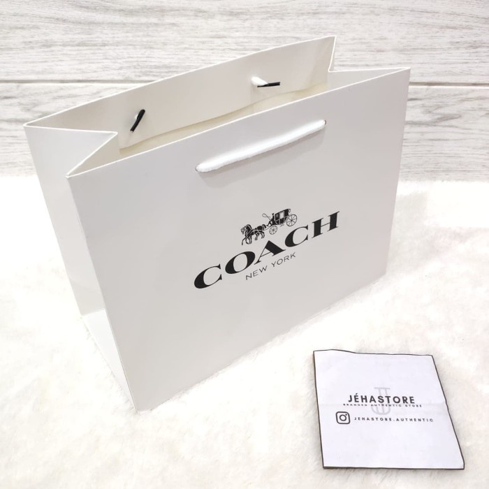 

(TERLARIS) PaperBag COACH Medium - White
