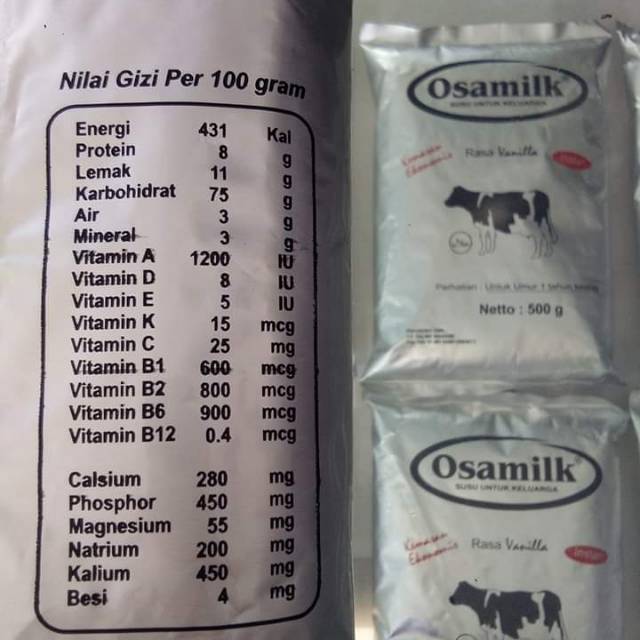 

Susu osamilk / susu gemuk