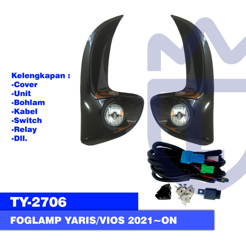 FOGLAMP /LAMPU KABUT DLAA TY2706 TOYOTA YARIS VIOS 2021