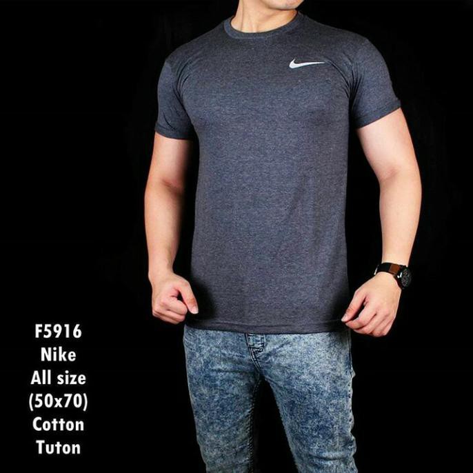 Produk Terlaris Kaos Pria Nike Abu Polos