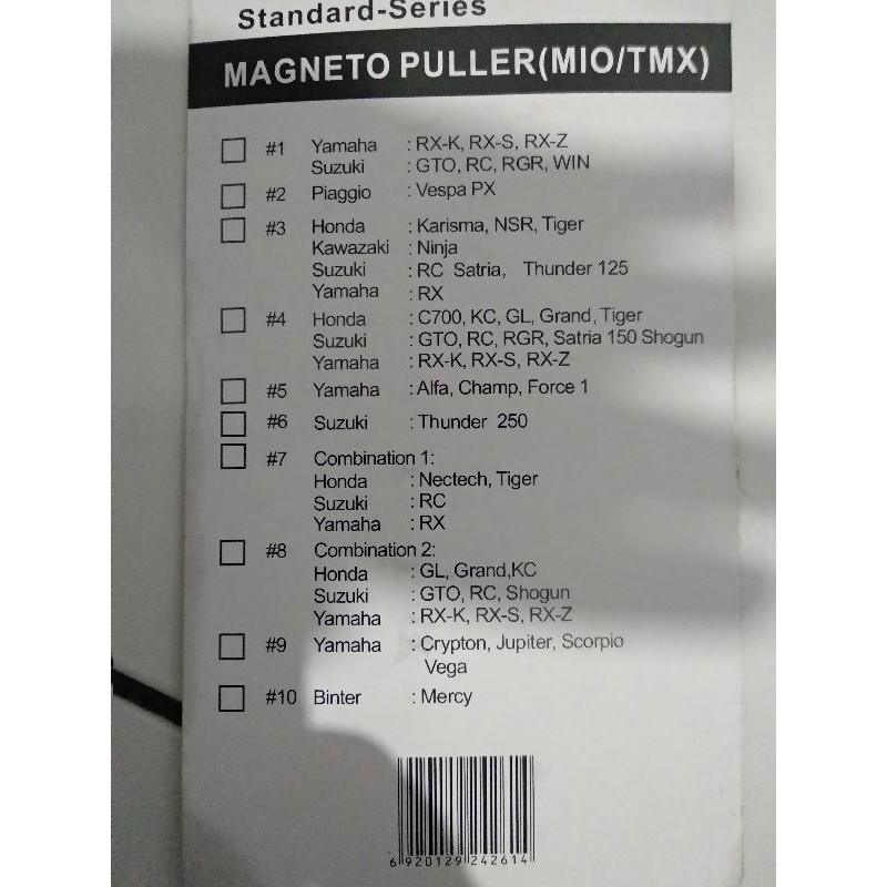 Treker Magner Motor No 4 / Magnet Puller No 4 Berkualitas