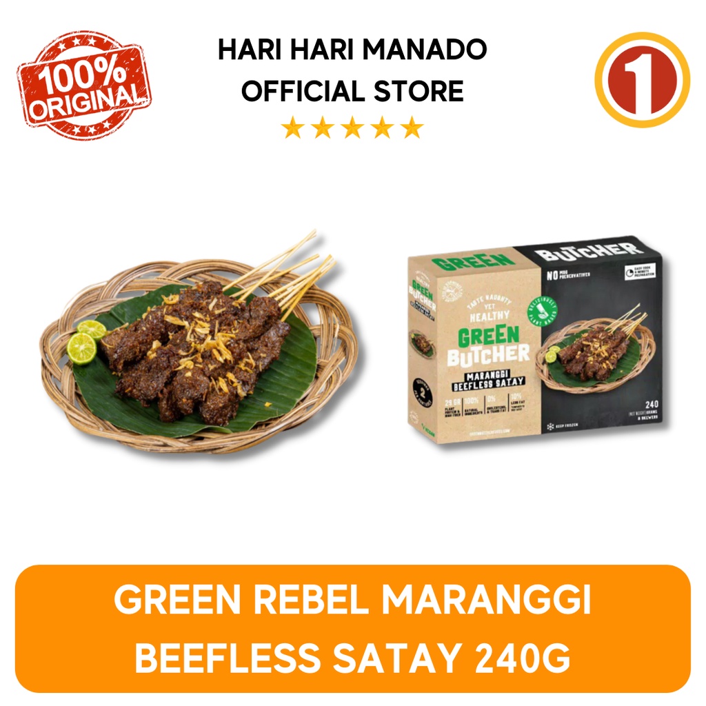 

GREEN REBEL MARANGGI BEEFLESS SATAY 240G