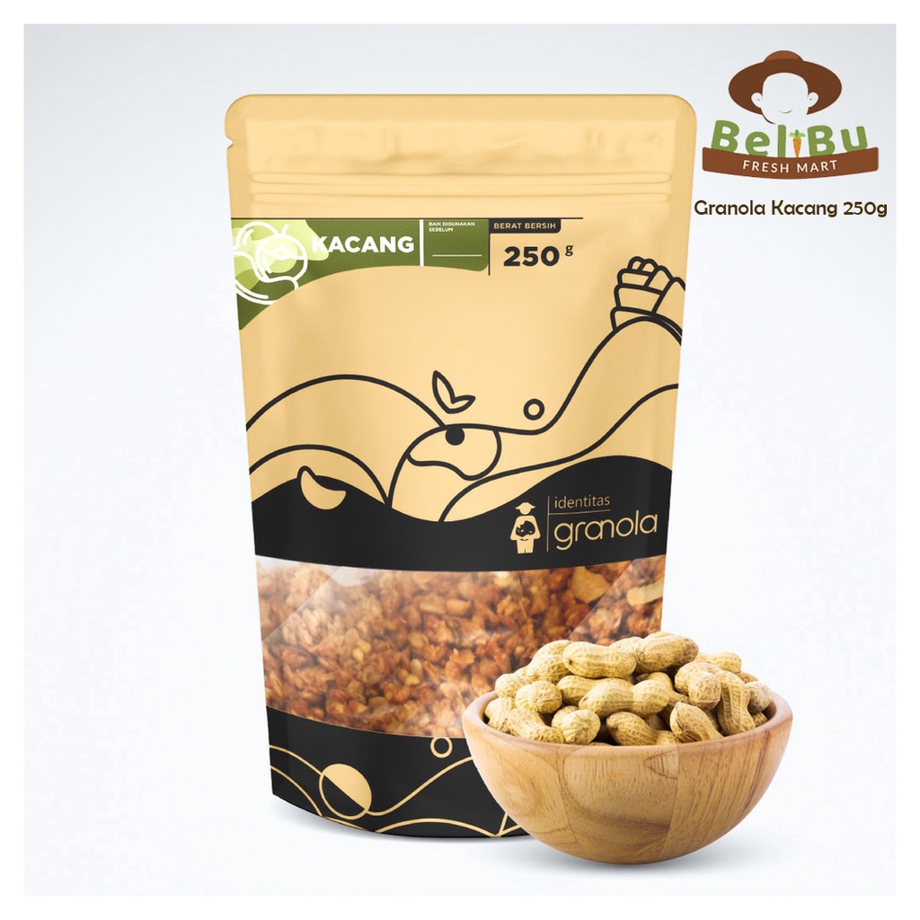 

Granola Kacang peanut butter 250 g Belibu Fresh Mart