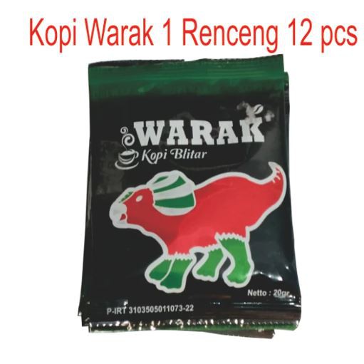 Kopi Warak Khas Blitar 12 Pcs Shopee Indonesia
