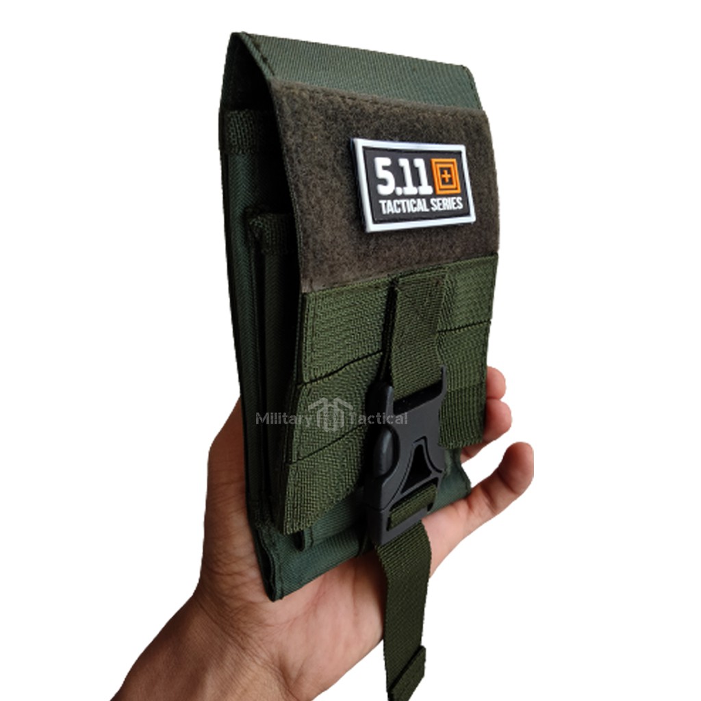 Sarung HP Tactical  | Tempat HP Pinggang Tactical | Wadah HP Pinggang | Sarung HP Tactical Old Hiaju Army | Free Patch 511 | Bisa COD