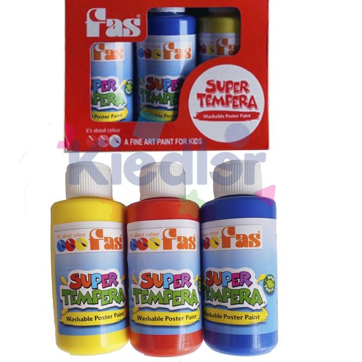 

Super Ekonomis FAS Super Tempera Washable Paint Cat Air Anak Lukis Gambar