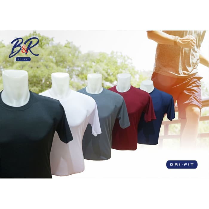 Kaos Dry Fit Polos Pria
