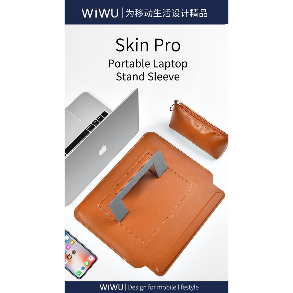 AKN88 - WIWU SKIN PRO Slim Stand Sleeve MacBook Pro 15.4
