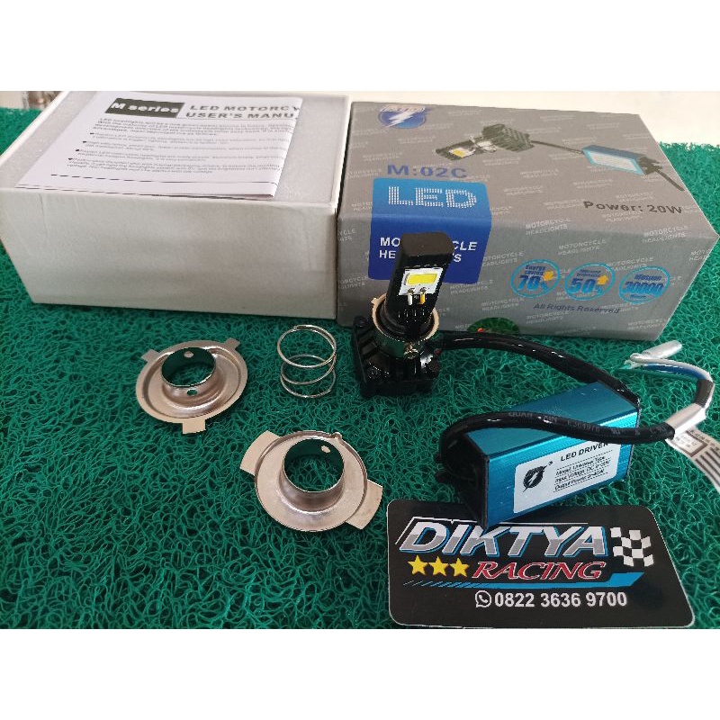 Lampu Led Rtd 2 Sisi 20 Watt Buat Segala Motor Super Terang