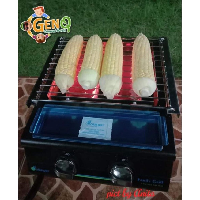 Family Grill Blue Gaz Kompor Panggang Memanggang
