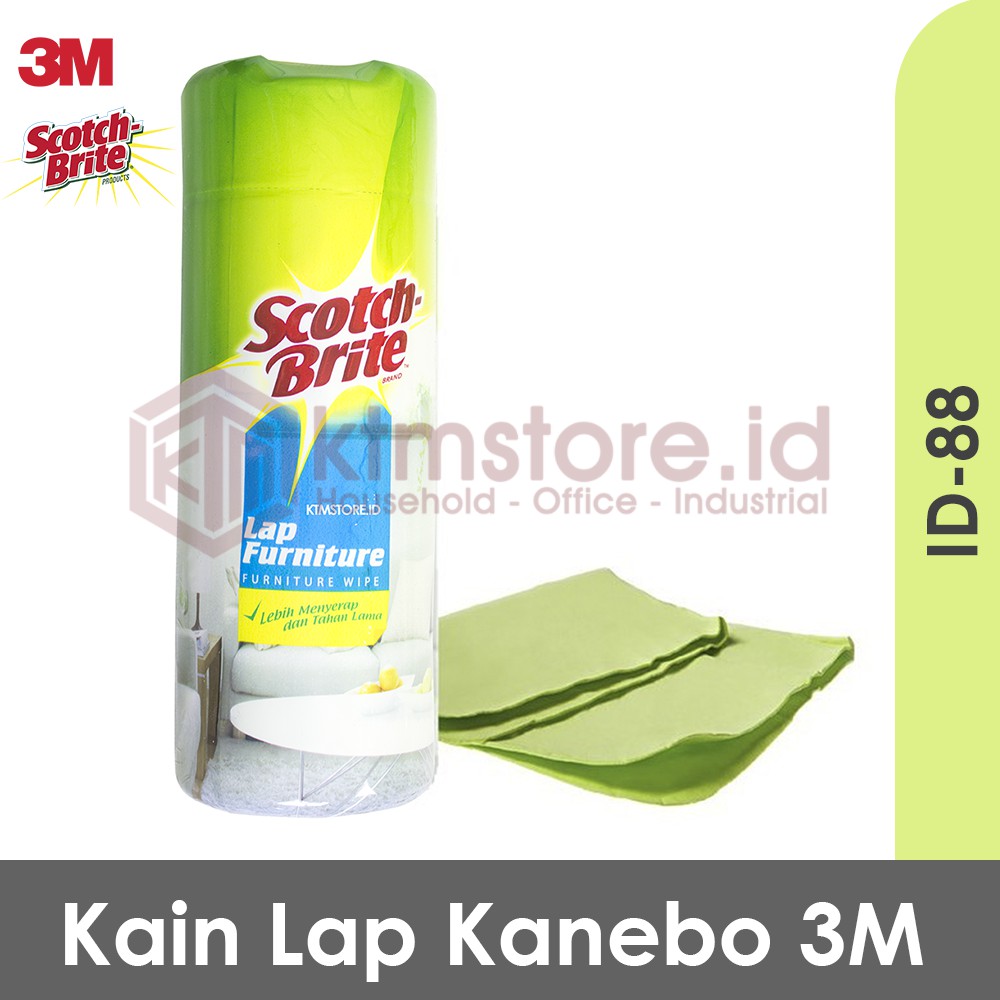 3M Scotch Brite Lap Funiture Lap Tangan Bahan Kanebo ID-88