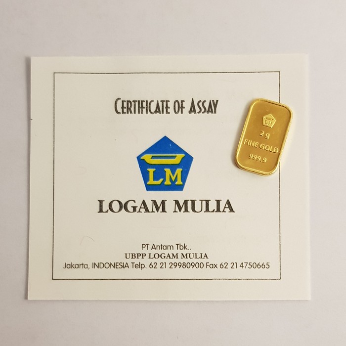 Star Gold Logam Mulia Antam Retro Berdiri ( LM ) 2GR 2 Gram-2