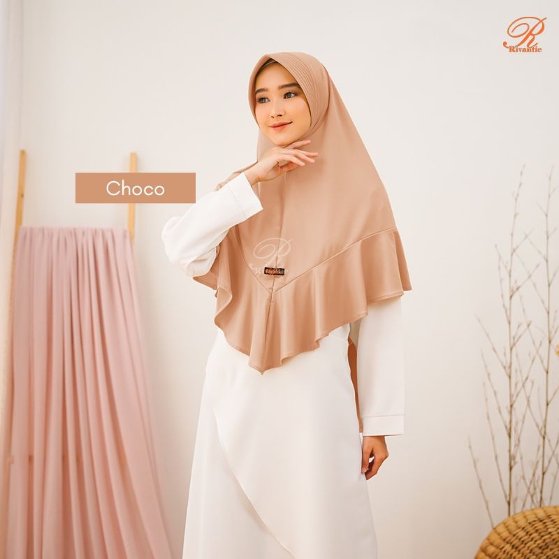 PROMO Kerudung Rivantie claudia M / kerudung instan / Jersey creb-COKSU