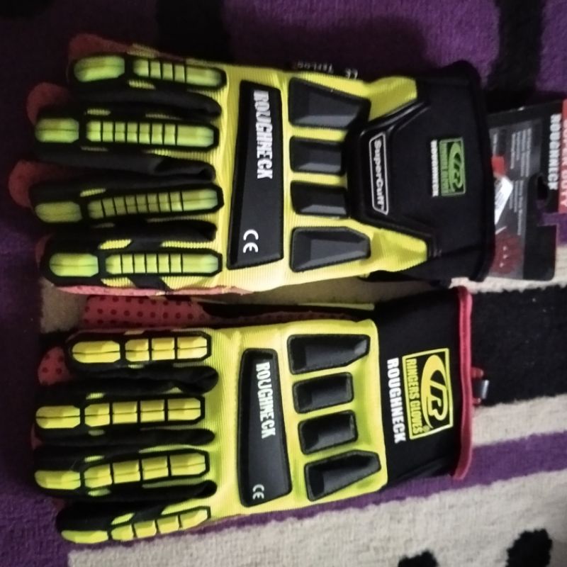 sarung tangan safety handgloves hand gloves impact roughneck supercuff