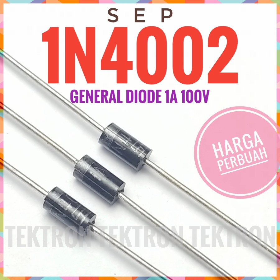 Jual SEP 1N4002 Diode 1A 100V General Purpose 4002 IN4002 Dioda ...