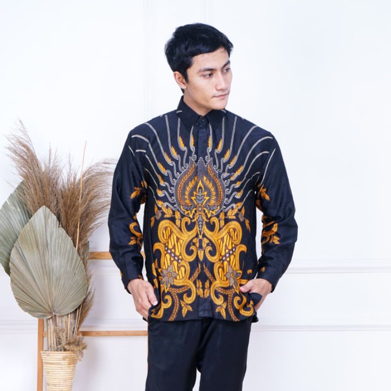BAJU PRIA BATIK DOBBY PREMIUM TERBARU BAJU BATIK PESTA PRIA BISA COD