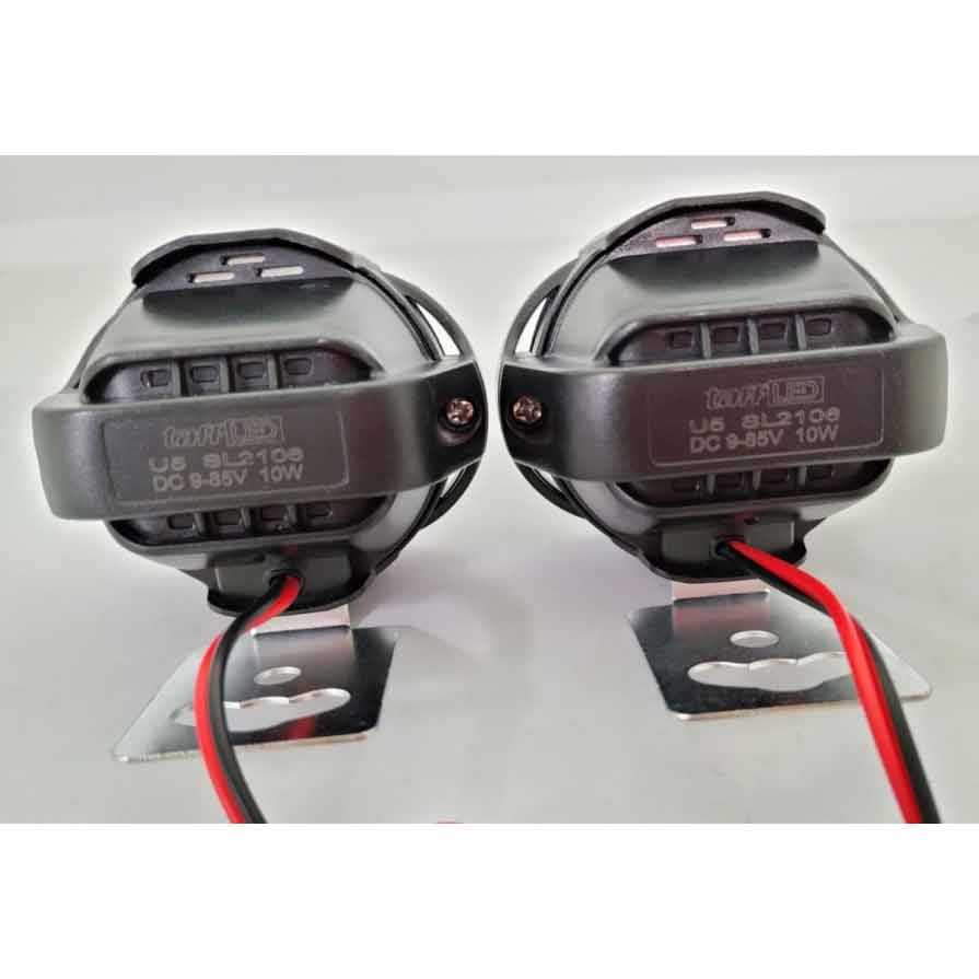 TaffLED Lampu Tembak Motor LED High Beam 1000 Lumens 2 PCS - U5