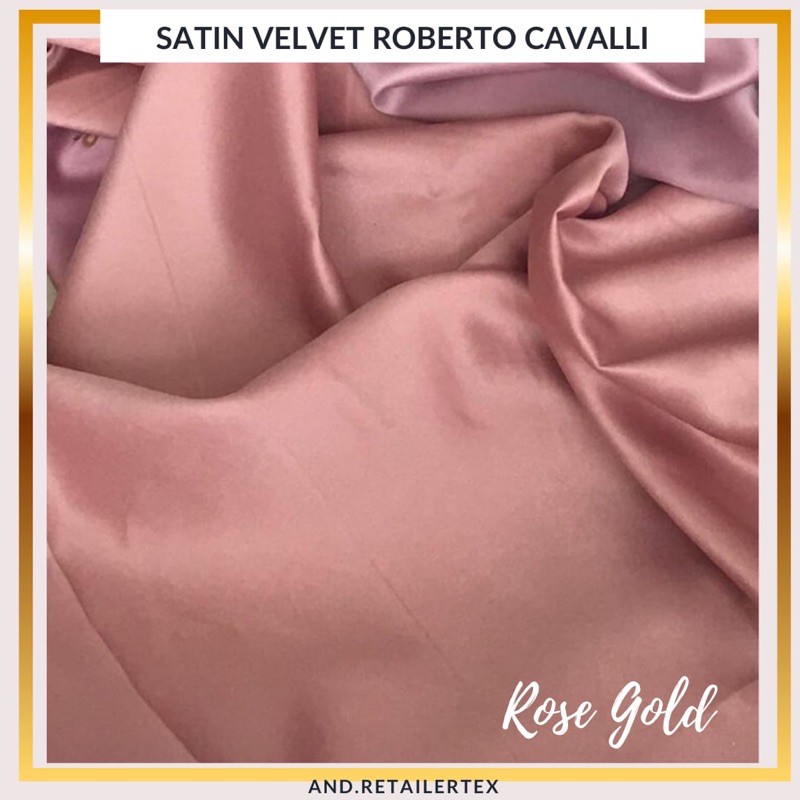 Kain Satin Velvet Roberto Cavalli Maxmara Shopee Indonesia