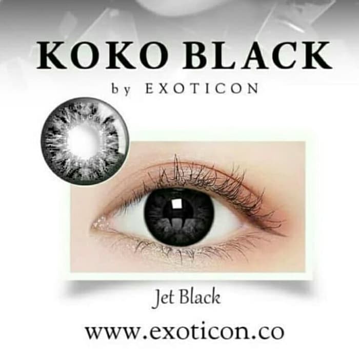 X2 KOKO JET BLACK (-0.50 S/D -10.00)