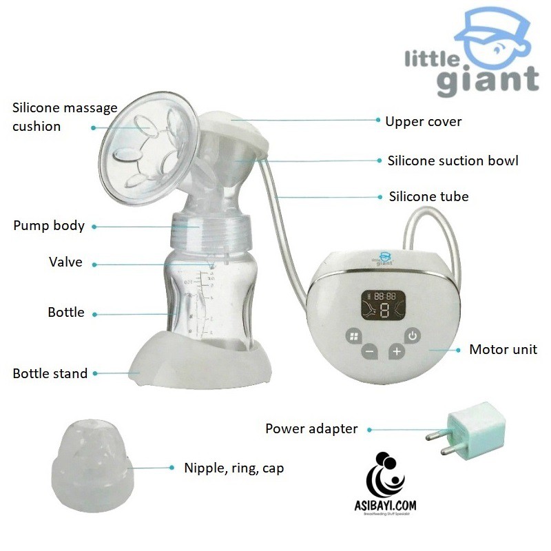 Little Giant Gemini Rechargeable Breastpump Pompa Asi Elektrik Murah