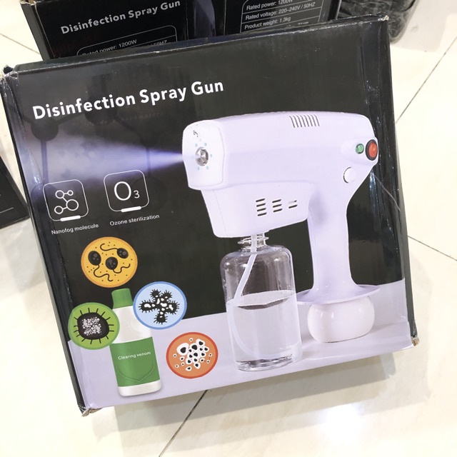 Disinfektan Nano Spray Gun Fogging Machine READY! Mesin Disinfektan) FREE CAIRAN 100ml