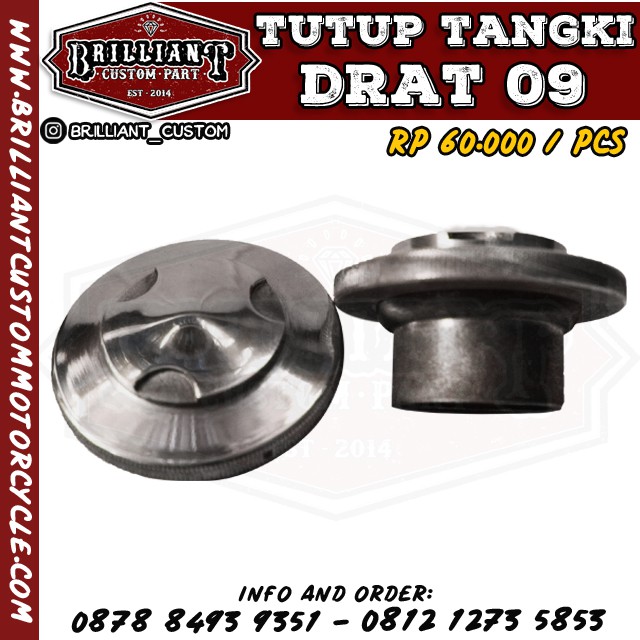 Tutup Tangki Custom model Drat