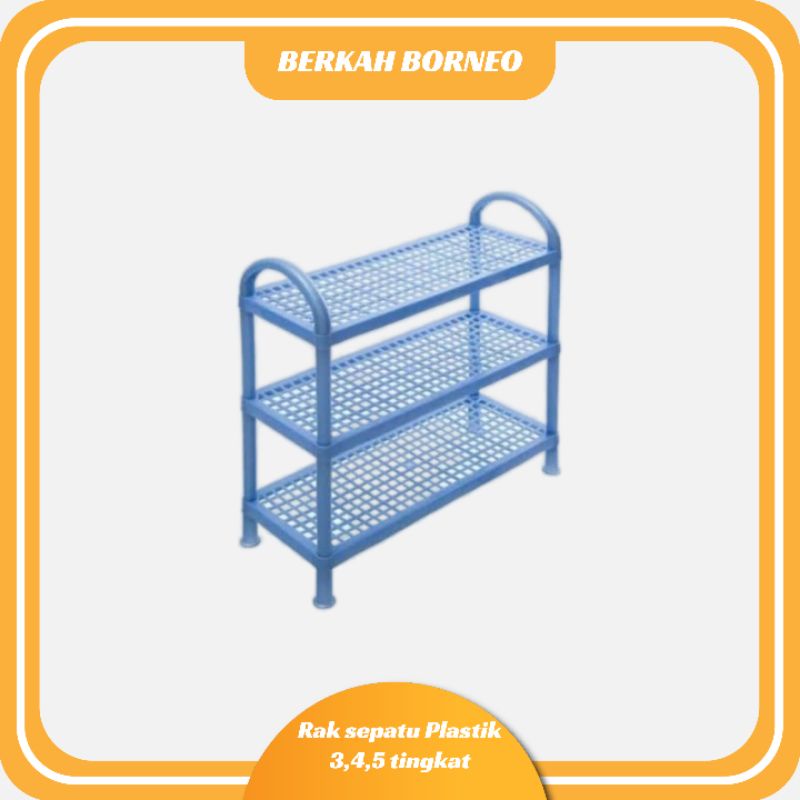 RAK SEPATU SUSUN 3 4 5 BONGKAR PASANG/RAK SUSUN PLASTIK/RAK SENDAL