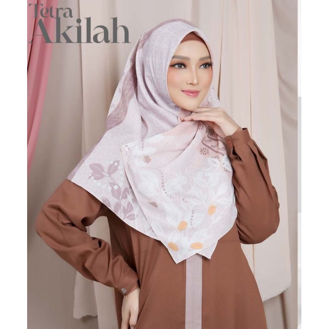 ORI RABBANI TETRA AKILAH POAL scarf hijab segiempat segitiga