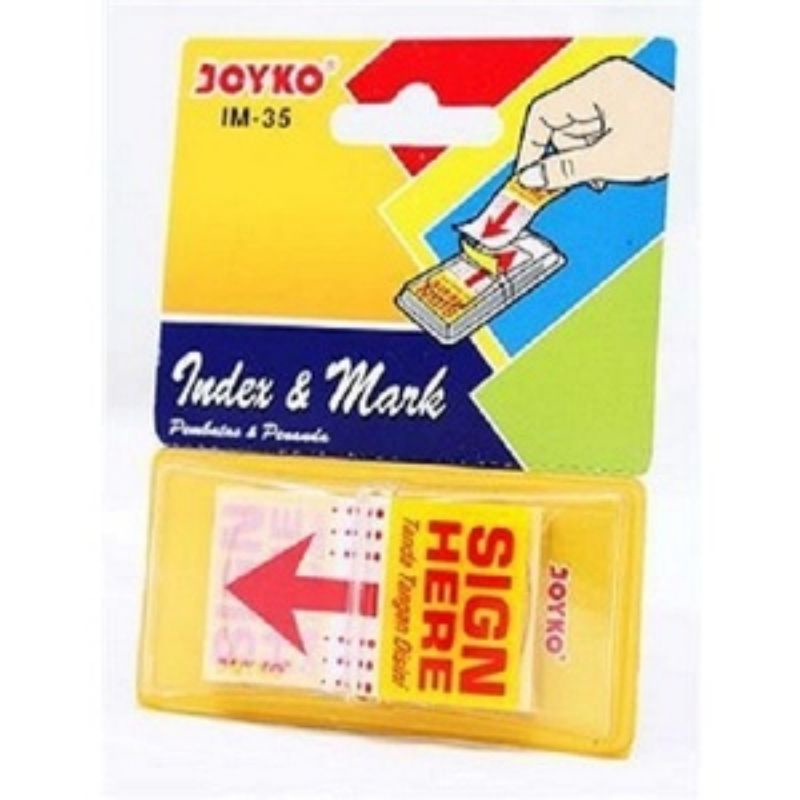 

Joyko Sticky note Sign here IM-35